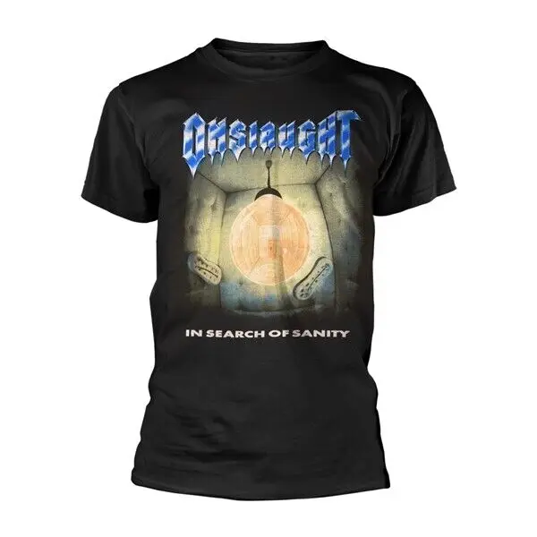 

ONSLAUGHT IN SEARCH OF SANITY T-SHIRT High Quality 100%Cotton Short Sleeve