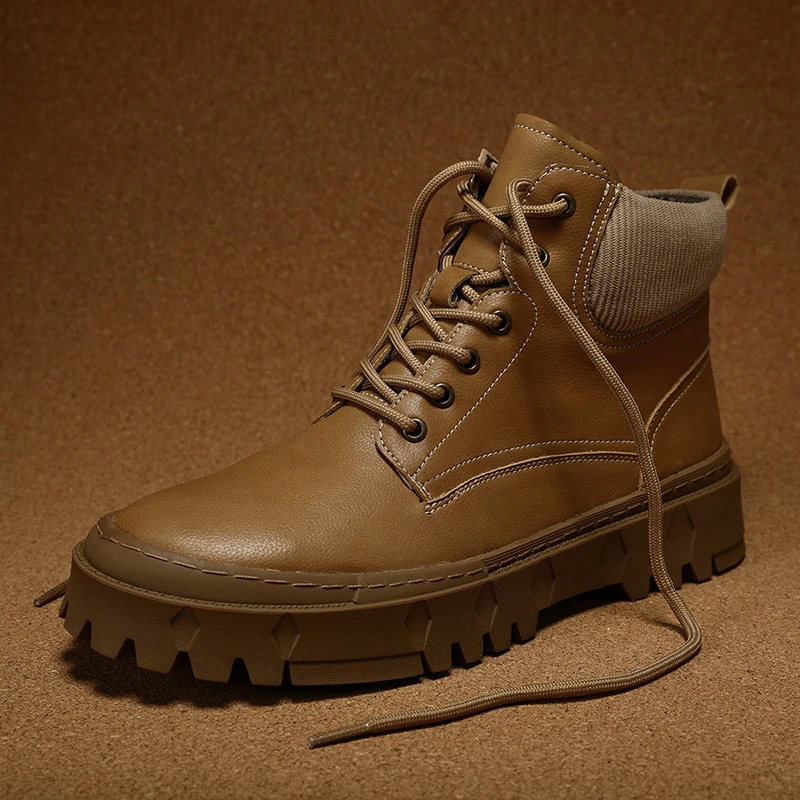 

Классические мужские ботинки ручной работы в стиле ретро, классическая обувь для отдыха, новые модные ботильоны, удобная кожаная повседневная обувь в британском стиле