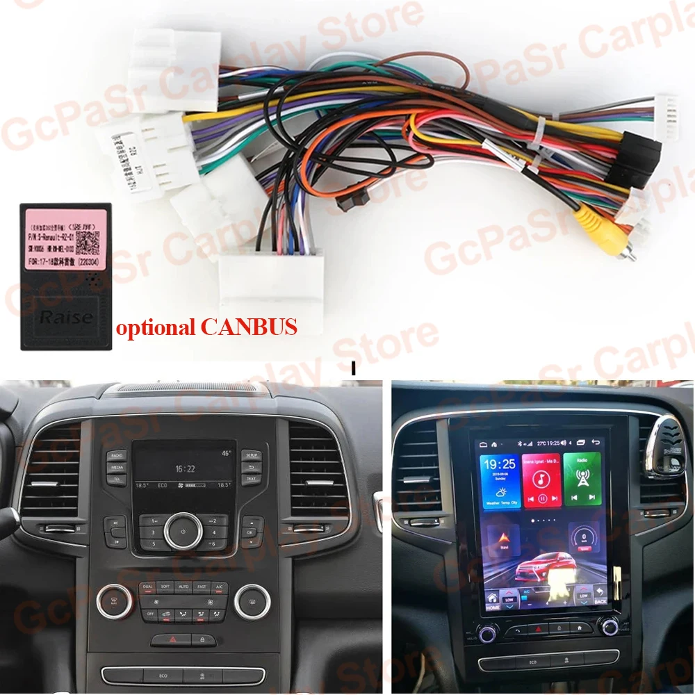 Android For Renault Koleos Megane 4 Samsung SM6 Talisman 2017-2019 9.7 Inch Tesla Style Multimedia 5G Wifi Navigation Display