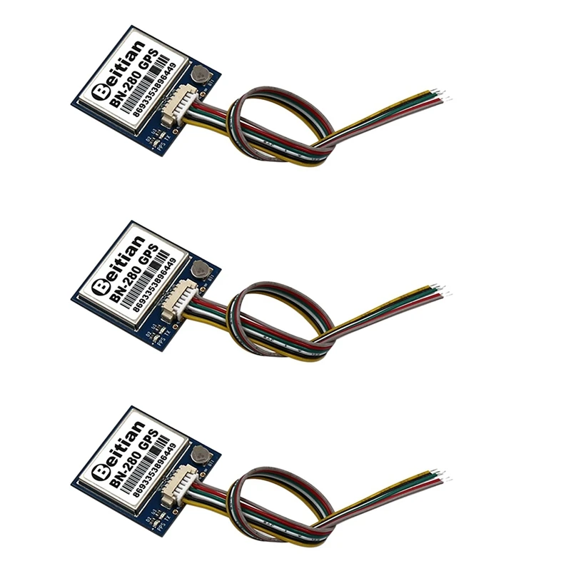 N11R- 2X GPS Module BN280 GPS+GLONASS Beidou 5V TTL Level For RC Long Range FPV Racing Drone Airplane