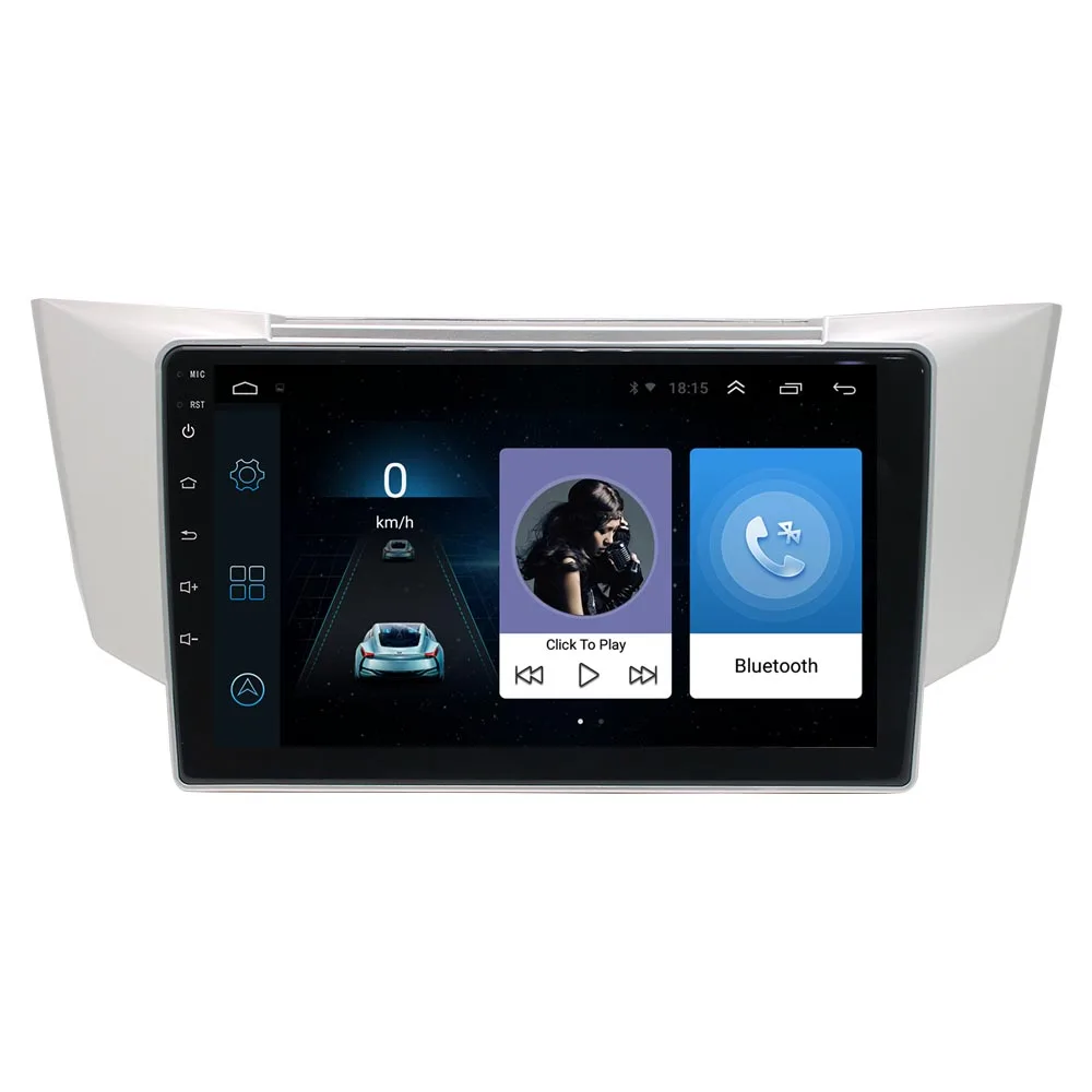 Android Car Player For Lexus RX300 RX330 RX350 RX400H Support GPS WIFI FM BT Hand Free Call Stereo For Toyota Harrier