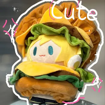 Peluche Kagamine Rin Hatsune ata Kuaii Version Q pour Enfant, Jouet de Collection, Modèle, Ornement, Cadeaux, 15cm