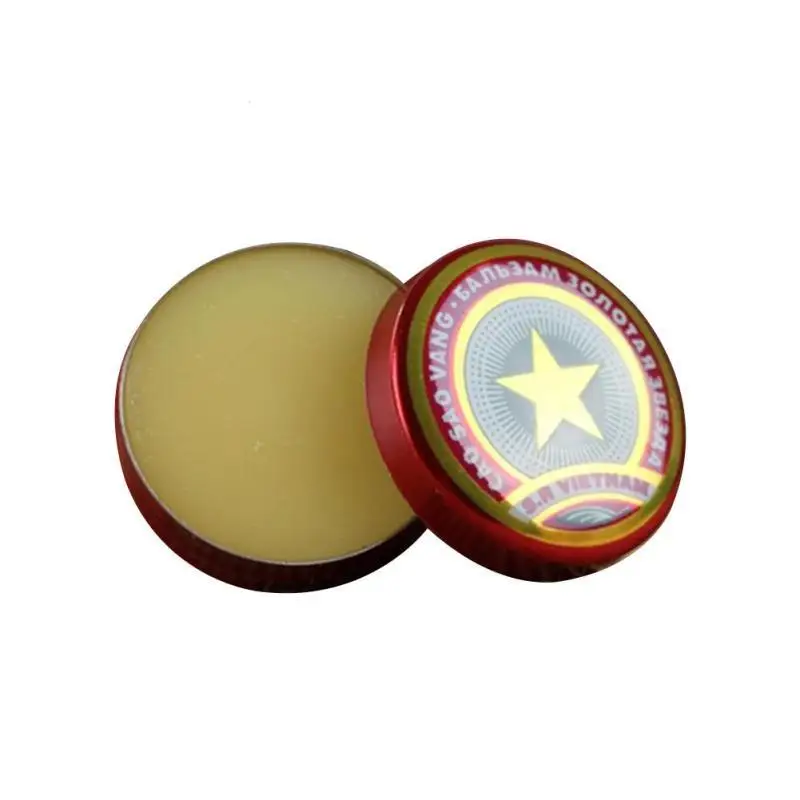 5pcs/lot Golden Star Tiger Balm Relief Headache Tiger Head Menthol Balm Refreshing Vietnam for Headache Dizziness Insect Sting