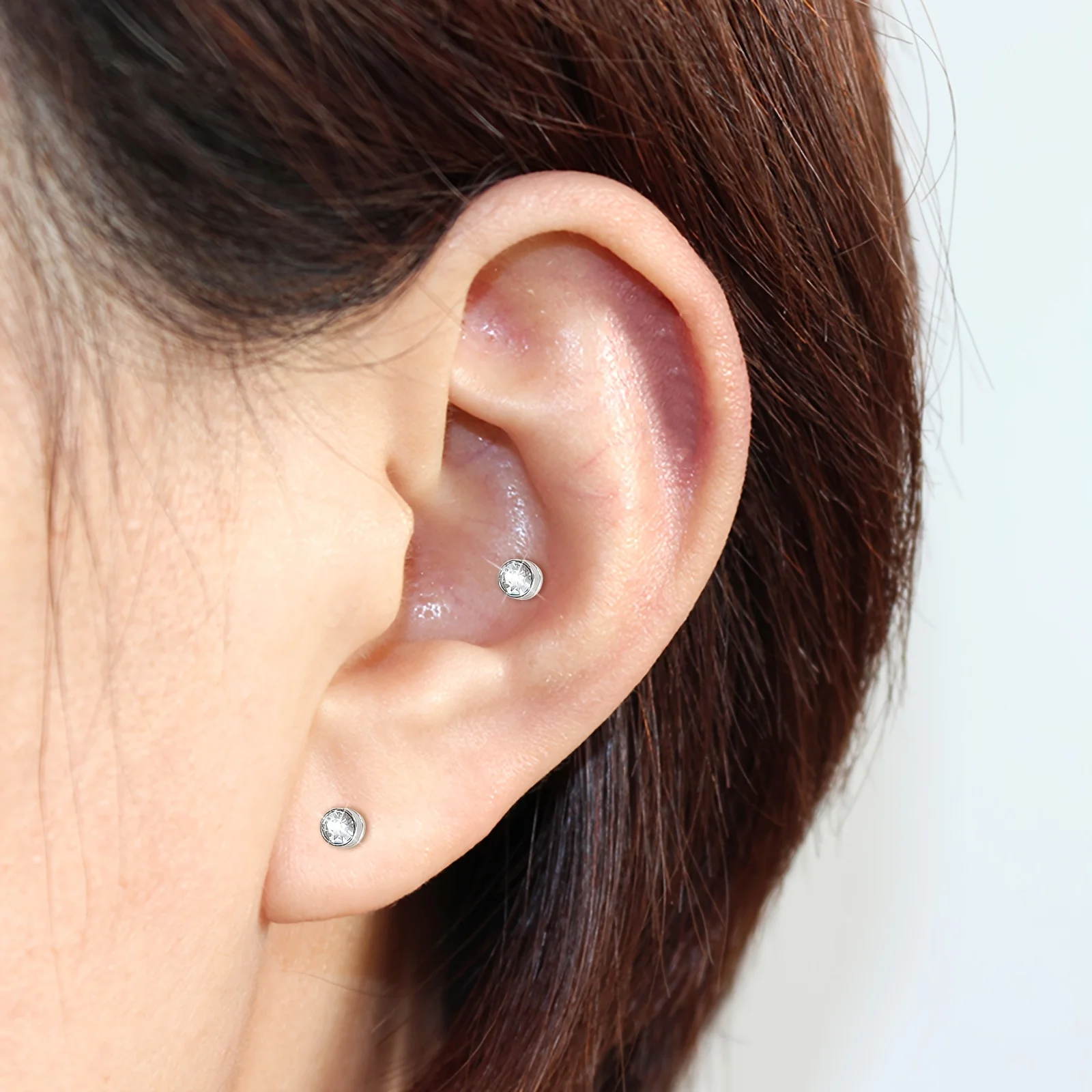 12pcs Dopamine-colored Ear And Nose Clip Set