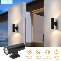 Lámpara de pared de doble cabezal, Bombilla E27, luces Retro para exteriores, jardín, porche, Lustre, calle, IP65, impermeable, E27, electrodomésticos
