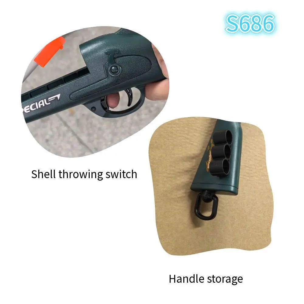 Pistole in sicurezza di pirata Eva Soft Bullet Gun Toy per l'azione Incredibile giocattolo Giocattoli da esterno Giochi all'aperto Giocattolo di liquidazione Sport