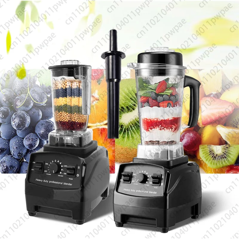

Industrial Mixer, Durable Commercial 2L 2-in-1 High-speed Stainless Steel Mixer Juicer, Suitable for Home Use