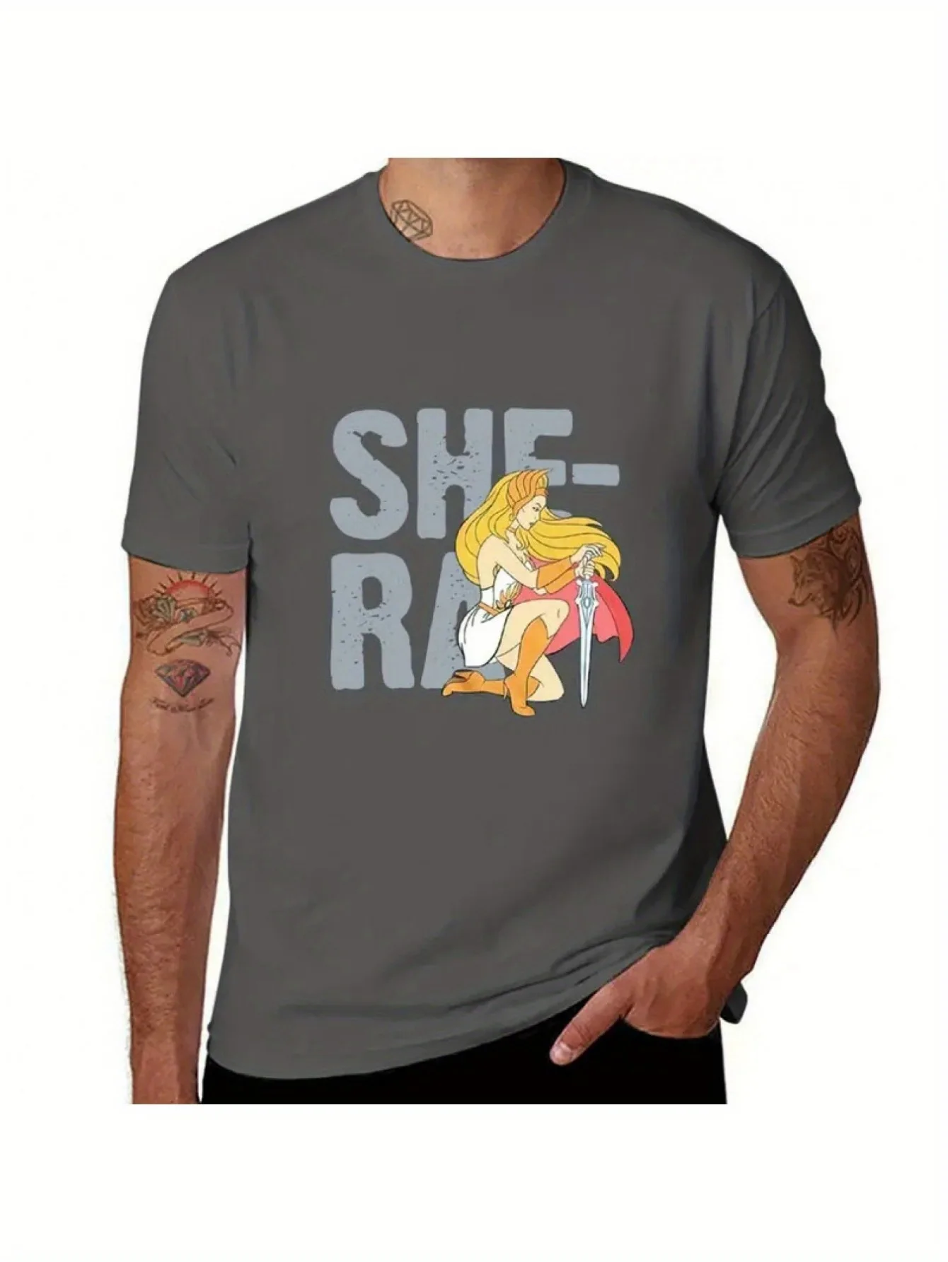 She-Ra Dames Oversize T-shirt Anime Kleding Jongens Witte Kleding voor Mannen