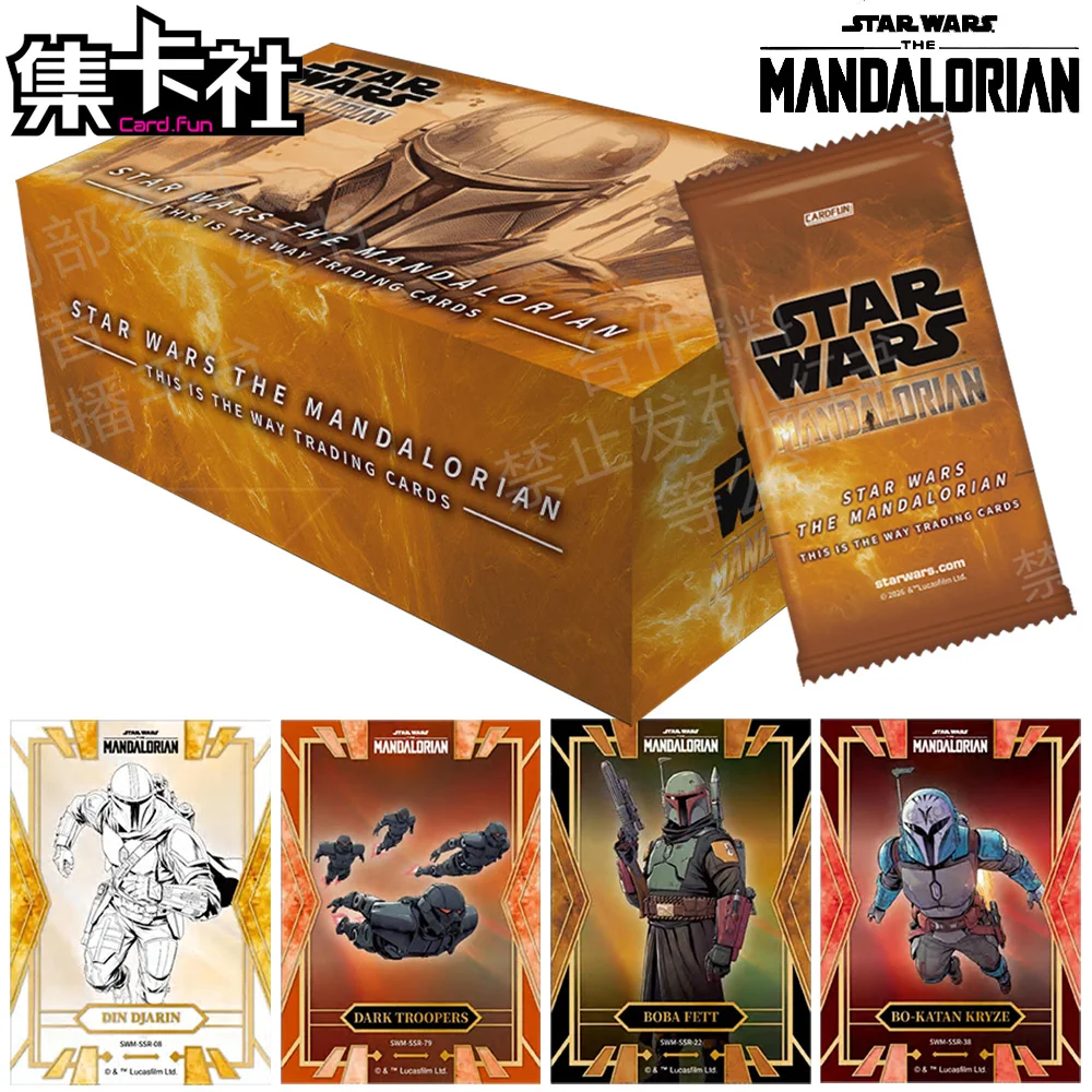 CARD.FUN Genuine Star Wars Collection Card Science Fiction Battle Movie Character The Mandalorian Creative Card Fan Precious Toy