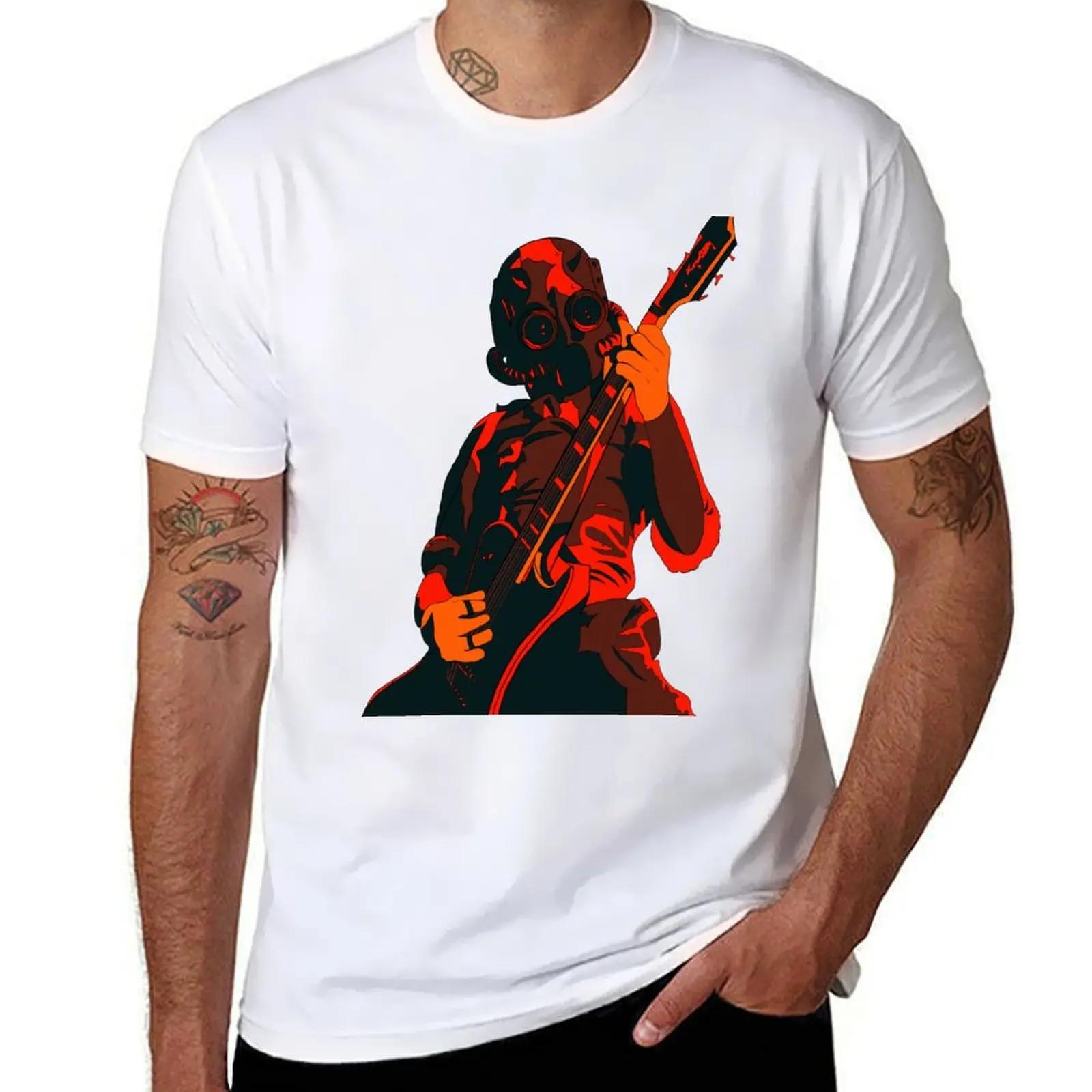 

Red/Orange Ghoul T-Shirt man graphic t shirt printed t shirts for man