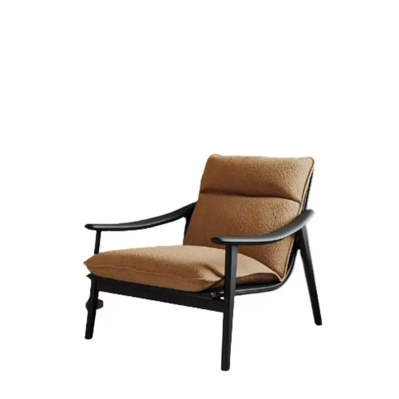 Designer Brown Living Room Chairs Simple Classic Occasional Modern Chairs Living Room Comfy Single Sedie Da Soggiorno Furniture
