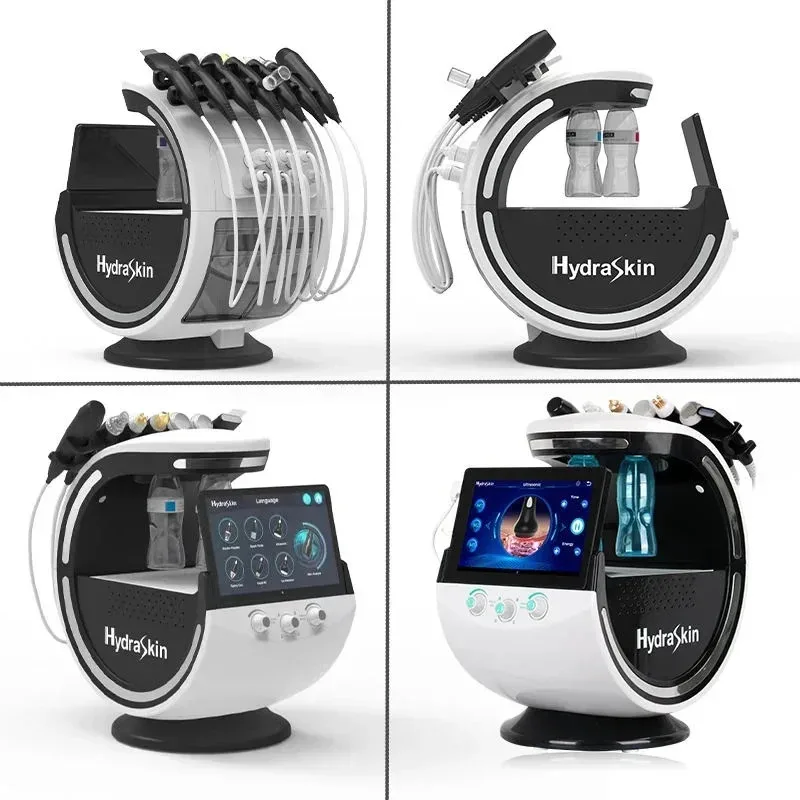 

2026new 7 in 1 Ice Blue Magic Mirror Skin Analyzer Apparatus Oxygen Small Bubble Skin Detector Ultrasonic Hydra Skin Care Facial