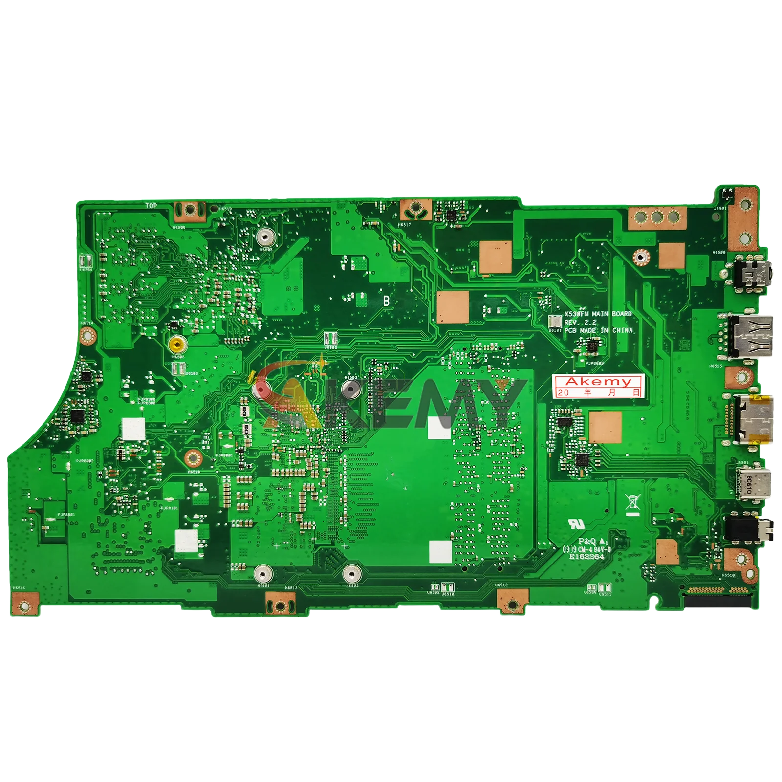 X530FN Laptop Moederbord Voor ASUS VivoBook S530F S5300F X530FN K530F X530UA X530UN X530F Notebook Moederbord Met I3 I5 I7 CPU