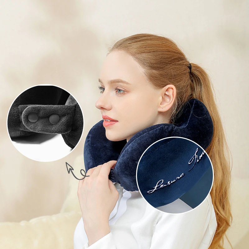 Hot sale Original U Shape PP Cotton Travel Pillow Travel Neck Pillow for Airplanes