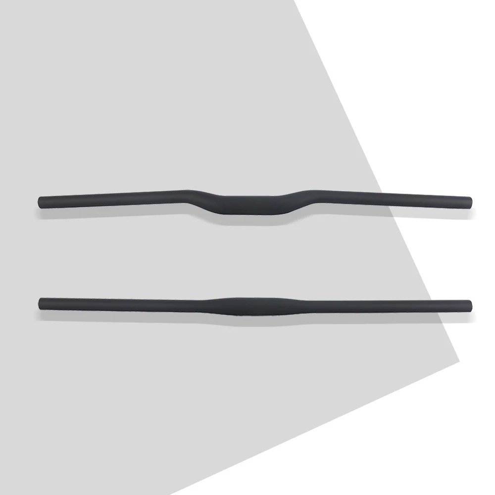 

Матовый велосипедный руль XC из углеродного волокна, плоская посадка, MTB, черный, без логотипа, 31,8 мм, 580-740 мм