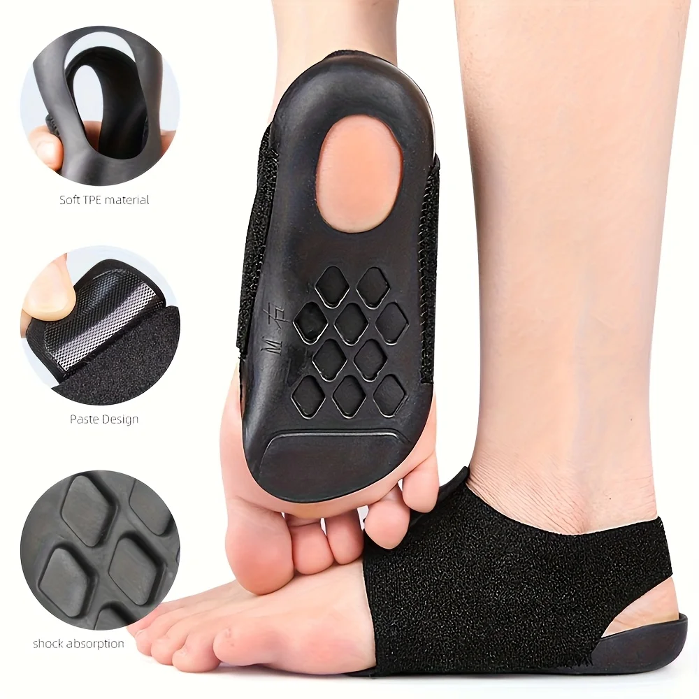 

Wearable Arch Support Insoles with A Semi-U-shaped Heel Cup, Comfortable and Breathable for Daily Casual Walking.