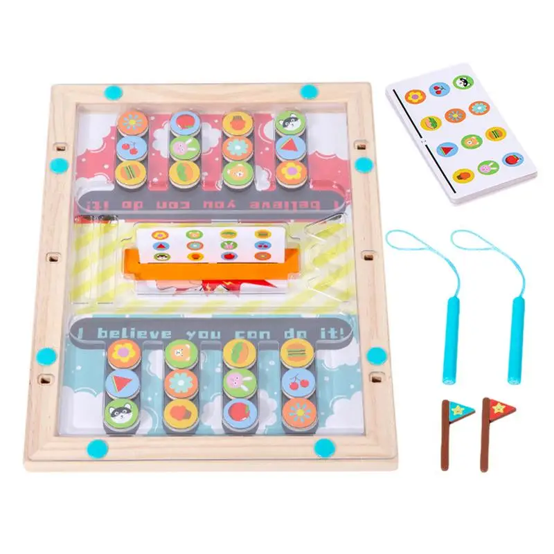 Magnetic Game 2 Players Table Top Magnet Board Game Fun Educational Magnetic Strategy Game For Children's Day Thanksgiving