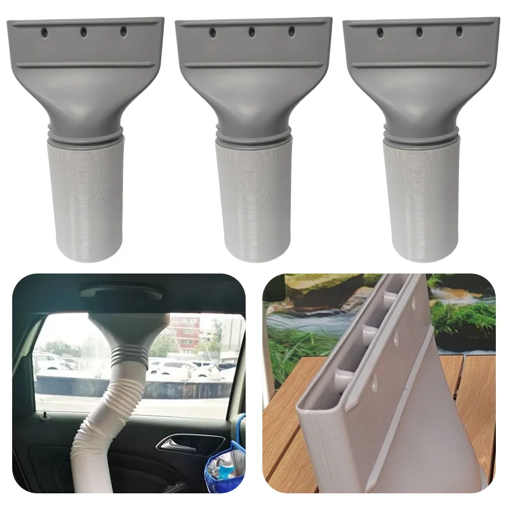 

Плоская насадка Адаптер выхлопного шланга кондиционера Оконный адаптер для мобильной/автомобильной насадки для кондиционера и выхлопного шланга 130 мм