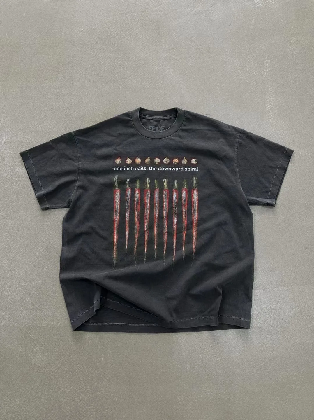 

Футболка R P Blue Nine Inch Nails Band для мужчин и женщин ort Sve Retro Waed Vintage Sle round Ne Loose Fit, лето 2023, лето