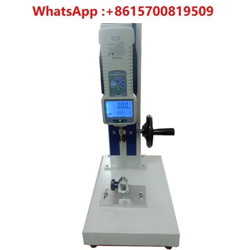 

Universal tensile and pressure testing machine, hand cranked digital push-pull force gauge