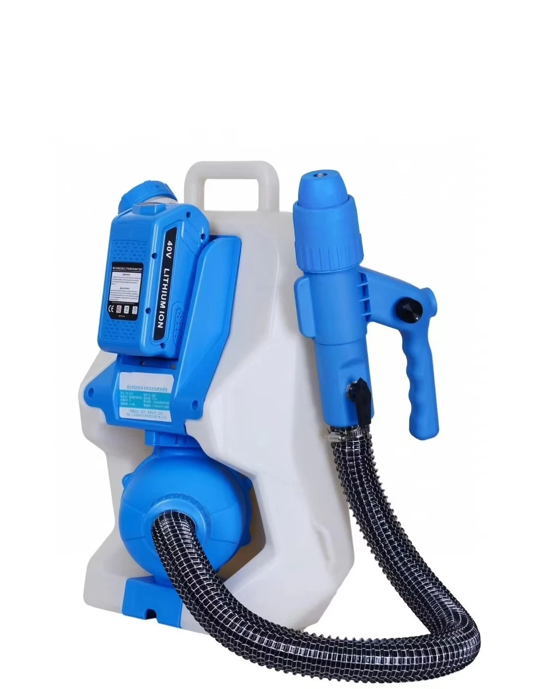 

Hot Selling High uality Portable Backpack 9 Cordless Rechargeable Battery Fgger Mister Sanitizing ULV Cold Fogger Flies