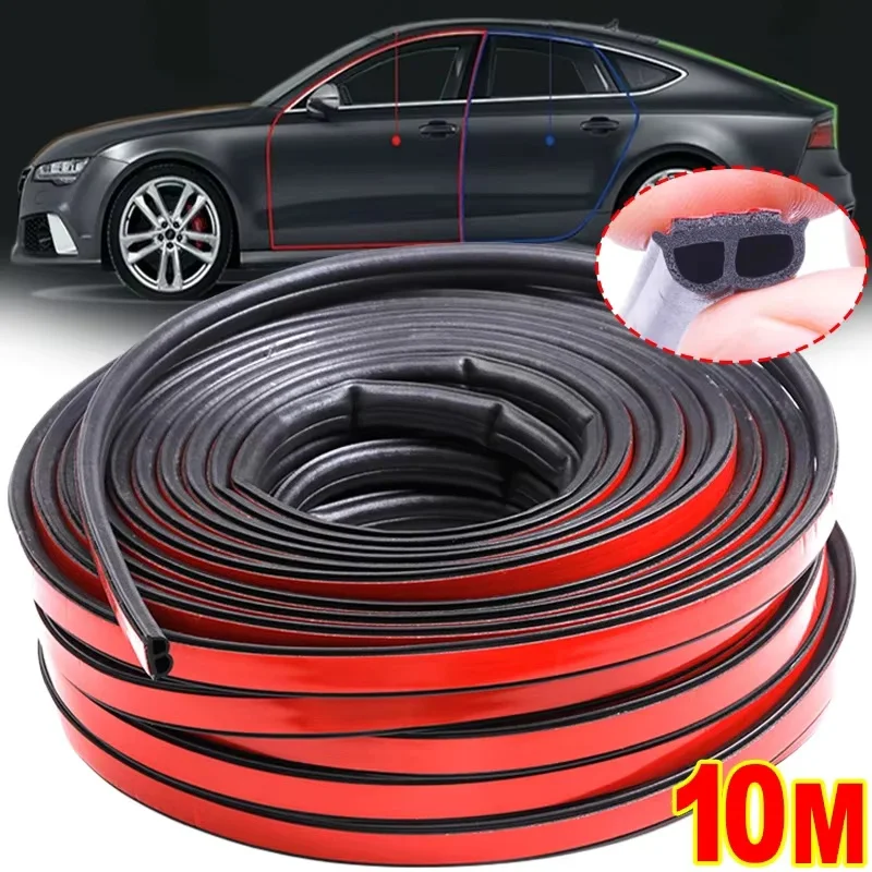 Tira de sellado antipolvo insonorizada para puerta de coche, tira de sellado para puerta de coche, aislamiento acústico Universal, sellos impermeables de goma para camión Epdm
