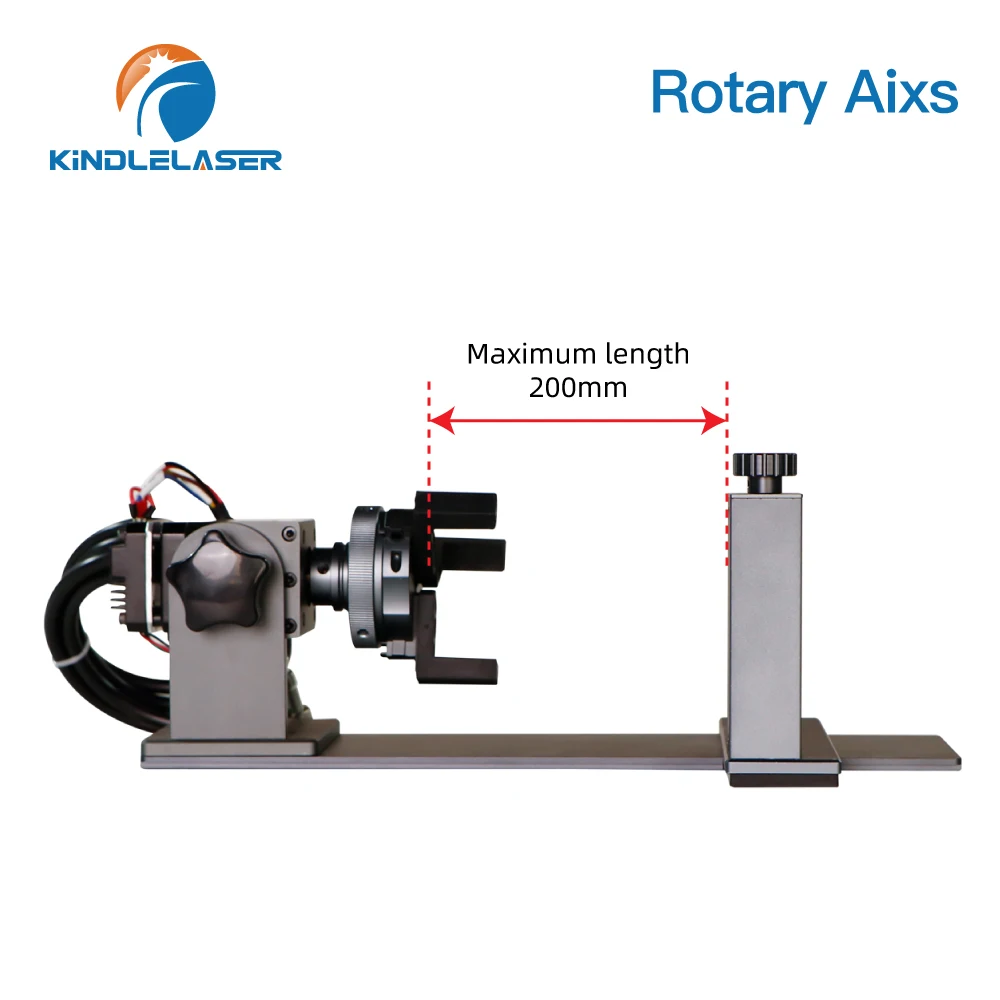 Kindlelaser DAJA Rotary Axis with Integrated Driver Fiber Laser Engraver Marking Machine Rotation Tool for Cup Ring Marking