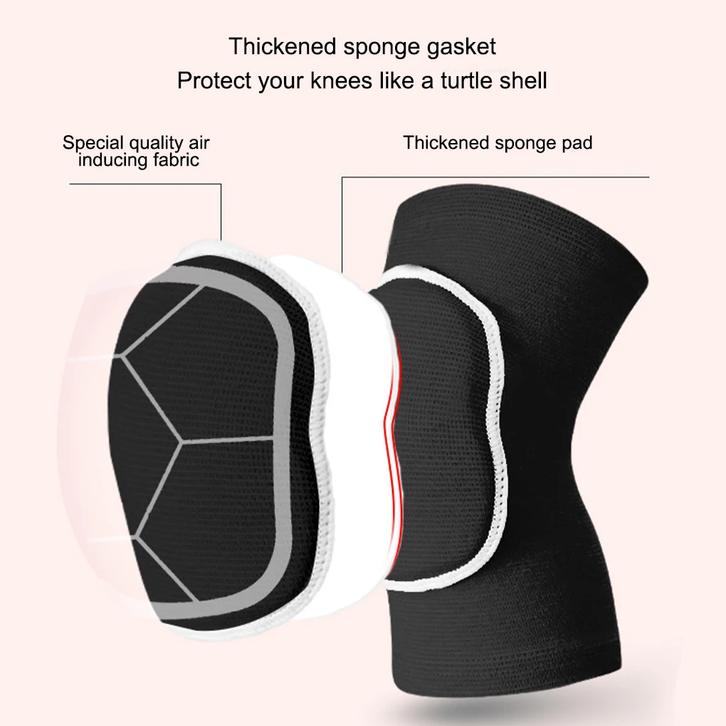 دعامات الركبة القطنية عالية المرونة للرياضة والكرة الطائرة وكرة القدم للأطفال الرياضية المقاومة للصدمات باللون الأزرق كما هو موضح #6