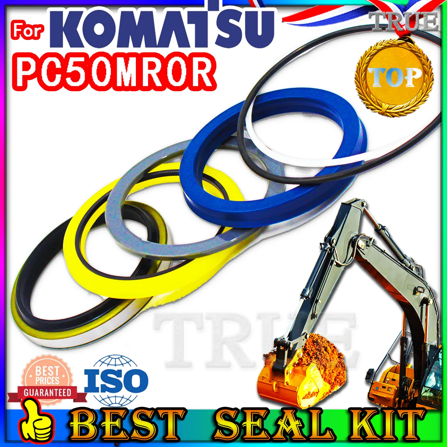 

For KOMATSU PC50MR0R Oil Seal Repair Kit Boom Arm Bucket Excavator Hydraulic Cylinder Bushing FKM High Suppliers Manufacturers