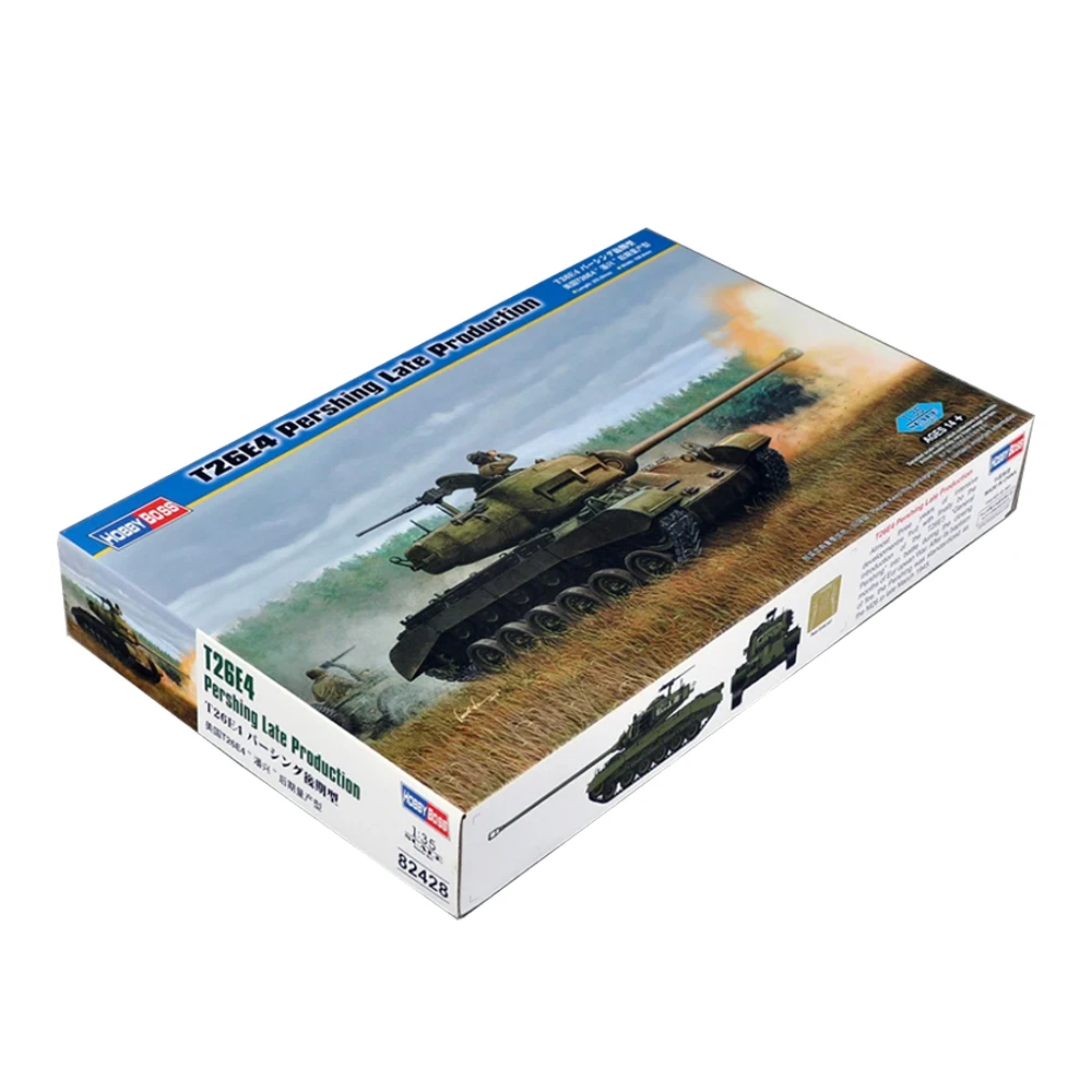 

Hobbyboss 82428, масштаб 1:35, США T26 T26E4, позднее производство, тяжелый танк, автомобиль, хобби, ремесло, игрушка, пластиковая модель, комплект для сборки