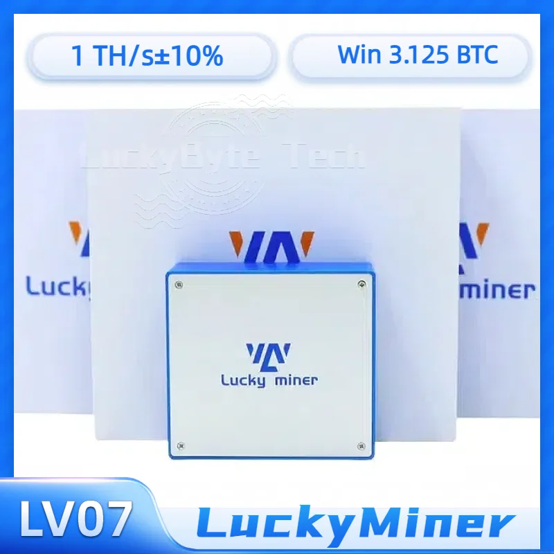 2024 Latest Upgraded Model V7 1T GH/S Solo Bitcoin Miner - BTC Miner Mining Lucky Miner LV07 Effortless WiFi Crypto Miner