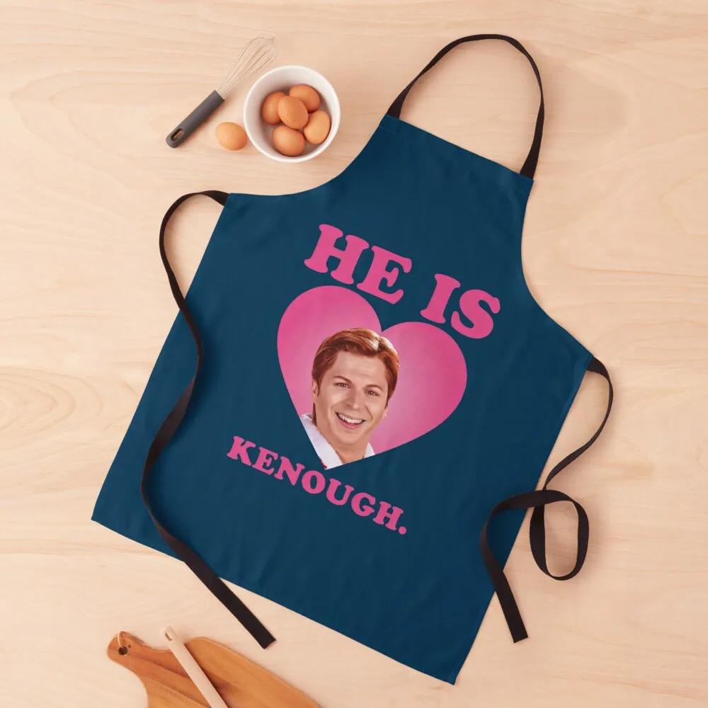 Michael Cera Allan He is kenough Apron Kitchen Kawaii Accessories Things For Home And Kitchen Womens Dresses Apron