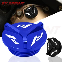 High Qualty Oil Filler Cap Black Blue Red For Yamaha R1 R1M R25 YZF R1/R25/R1M Motorcycle CNC Engine Oil Drain Plug Cover