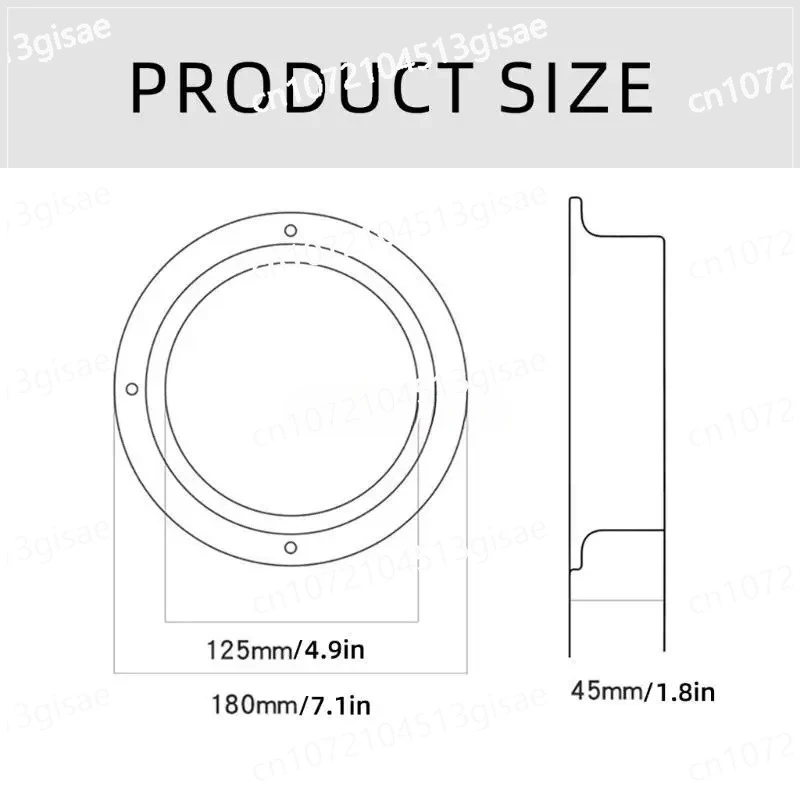 L8RC 180mm Diameter Brass Barometer Maritimes Barometers for Sailing Ship Weather Instrument Marine Weather Stations