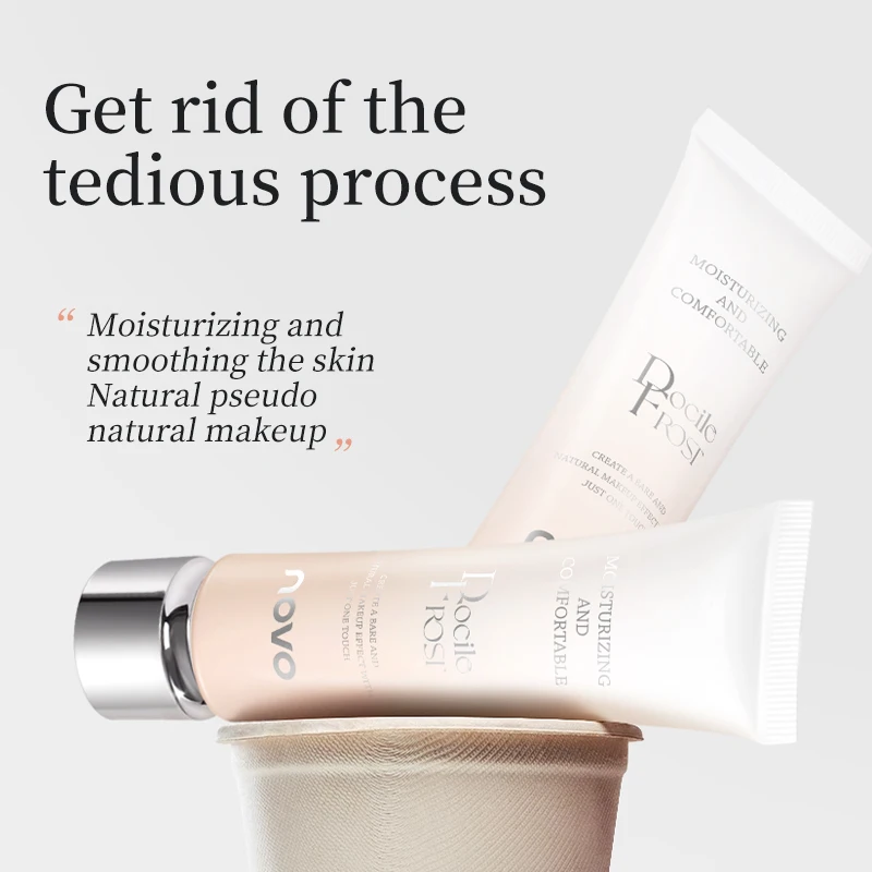 Gezichtsmake-upbasis Poriënloze primer Lichtgewicht matte afwerking Langdurige oliecontrole Foundation Primer Cosmetica met hoge dekking