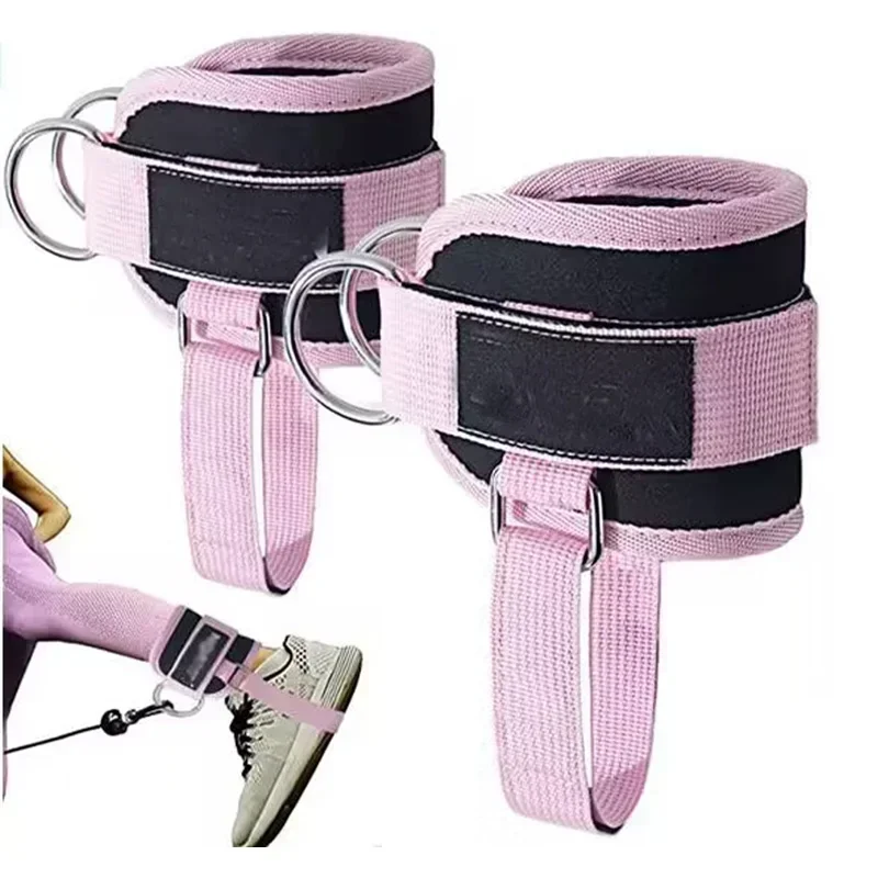 

1pc Ankle Straps Cable Machines Workouts Fully Padded Ankle Cuffs for Leg Exercise Adjustable and Breathable Ankle Cuffs