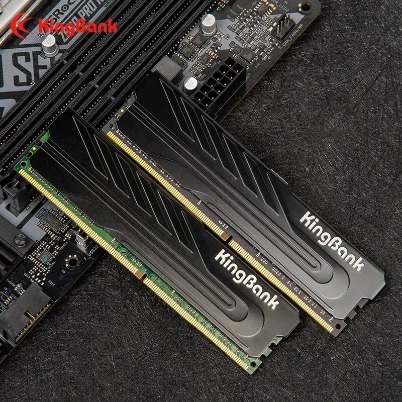 Kingbank Intel heatsink RAM DDR4 8GB 16GB 2666MHz 3200MHz 3600MHz XMP Desktop DDR4เมนบอร์ดรองรับหน่วยความจำพร้อมฮีทซิงค์