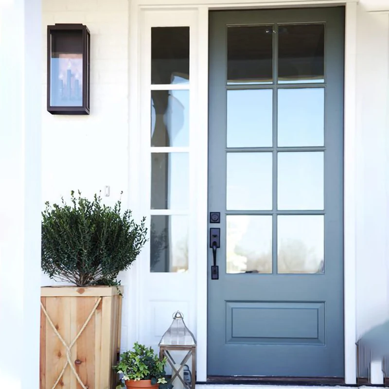 

Factory Selling Minimalist Waterproof Solid Wood Internal Exterior Door for Home Apartment Customized Size Color 5-Year Warranty