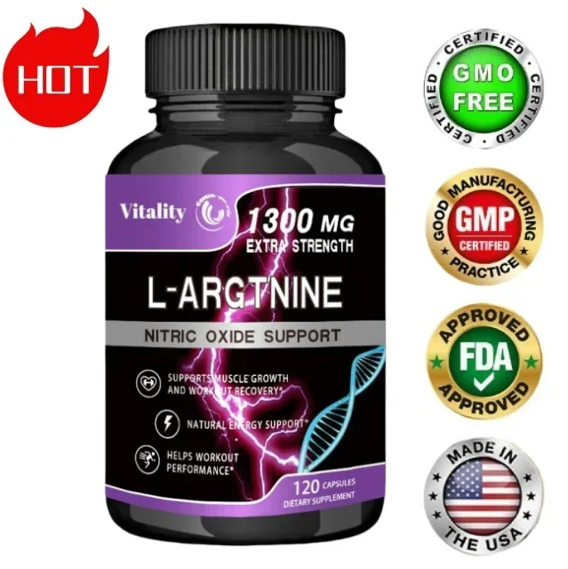 Vitality L-arginine Capsules-help Maintain Vitality, Energy, Memory, Concentration, and Anti-fatigue Dietary Supplements