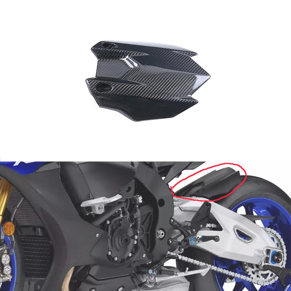 R1 2025 Carbon Fiber Rear Fender Splash Hugger Mudguard Motorcycle Accessories For YAMAHA YZF-R1 R1M 2020 2021 2022 2023 2024