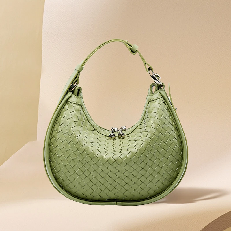 

Новая сумка через плечо ручной работы в модном стиле, сумка для подмышек, большая вместимость, легкая роскошь, универсальная женская сумка