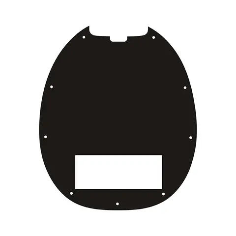 Xin Yue Guitar Parts - For Customize Music Man Stingray Classic Natural 5 - String Bass Guitar Pickguard With 103*40mm pickup