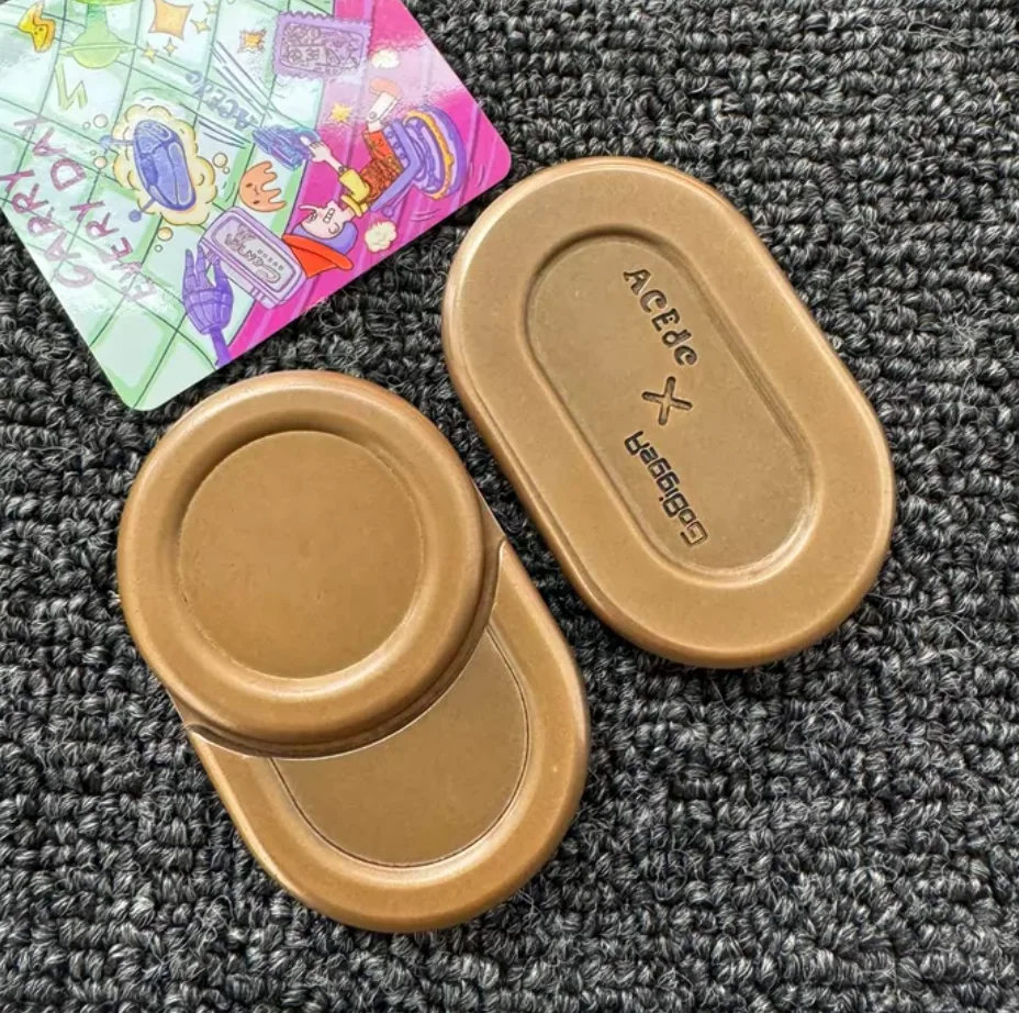 Used EDC ACEDC&Gobigge Bronze Milk Base Fidget Slider Decompression toy