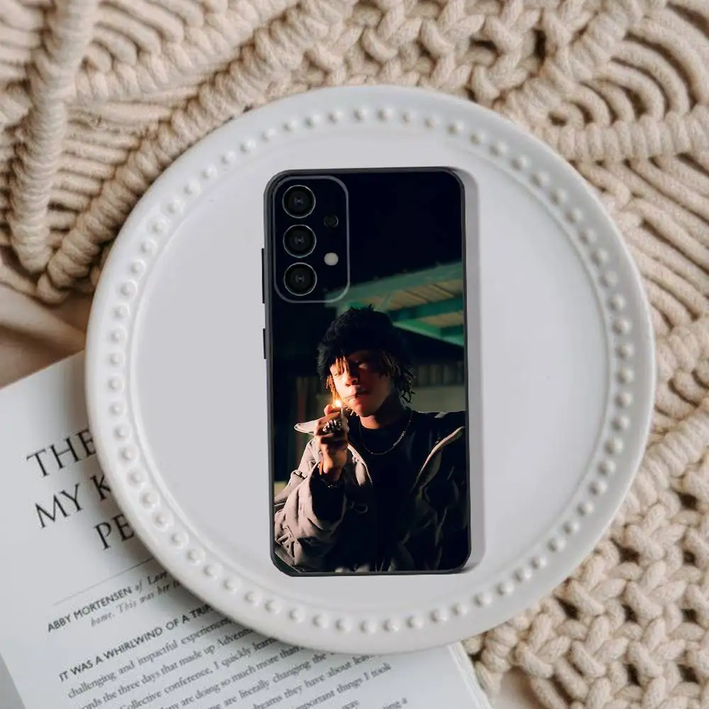 Rapper Rich A-Amiri Phone Case For Samsung Galaxy A73,31,32,72,41,53,52,71,22,5G,Note,J7,8,9 Soft Black Cover