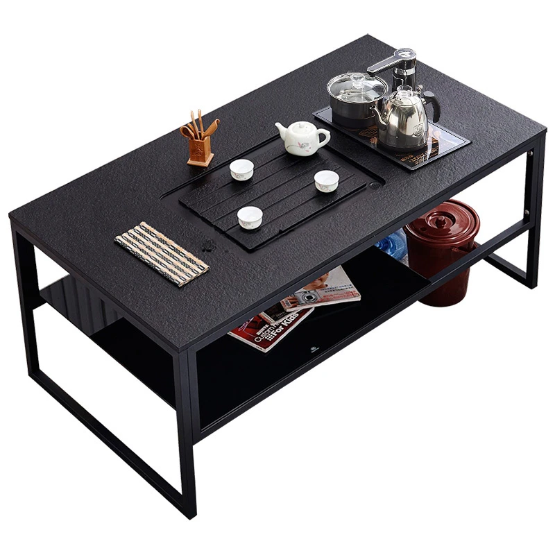 Modern Reception Business Fire Stone Kung Fu Tea Table Tea Making Table Home Small Apartment Integrated Tea Table Office Zen