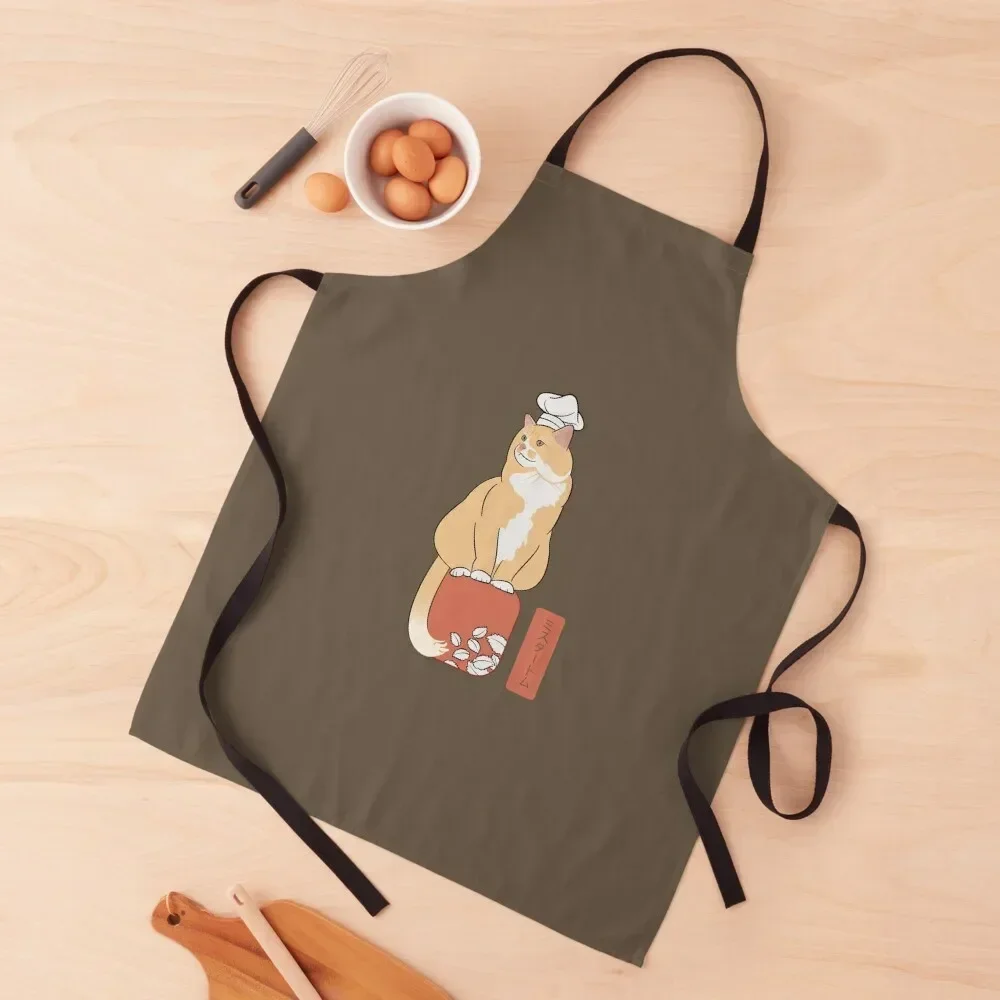 

Purrsonal Chef Mr. Tom Apron Cute Kitchen Accessories Waterproof women's work Kitchen Items Apron