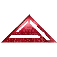 7Inch Aluminium Alloy Measurement Tool Angle Ruler Speed Square Woodworking Triangle Ruler Inch Metric Carpenter Tools