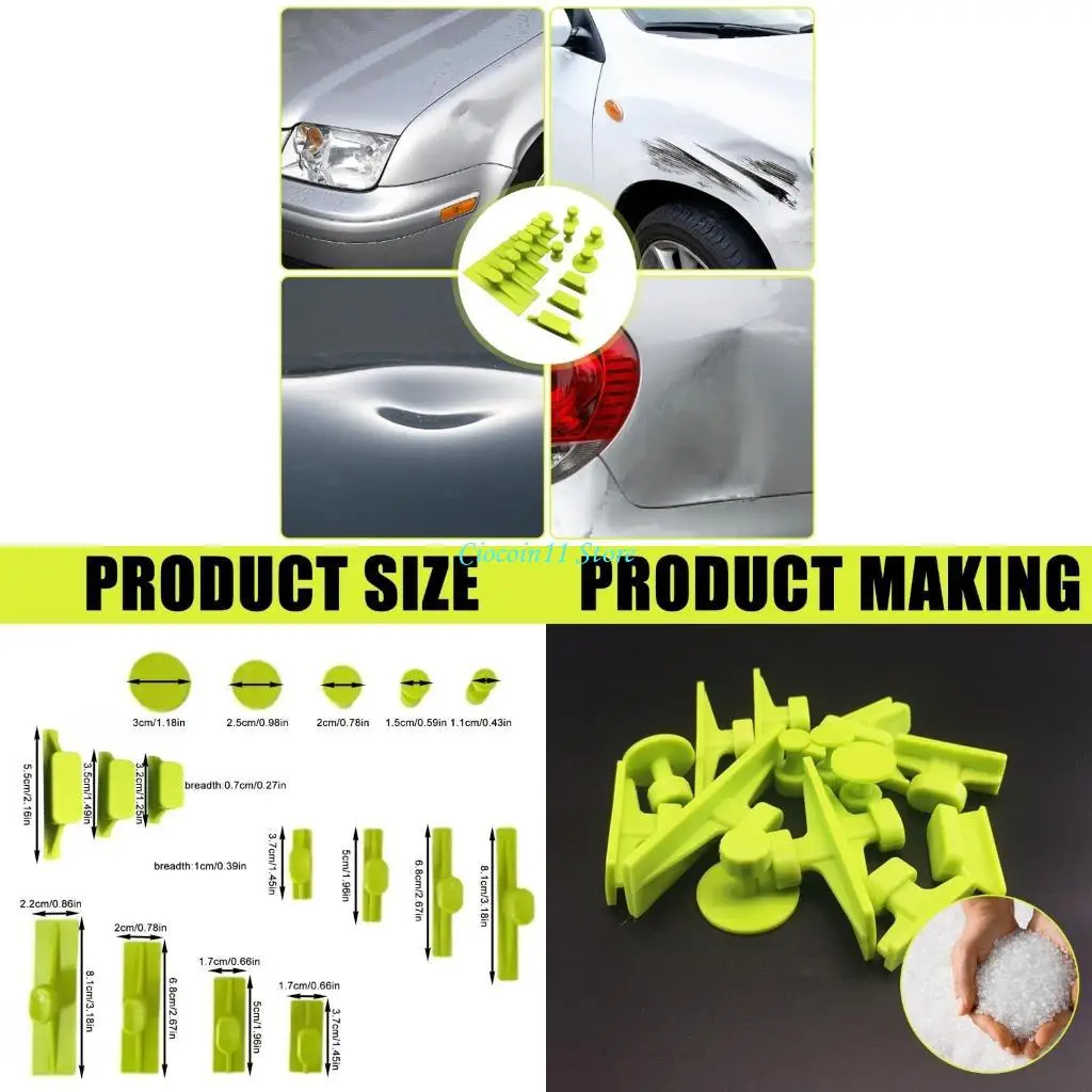 

Y1UB Glues Tabs Dent Lifter Tool Dent Puller Removal Tool For Car Body Dent Repair