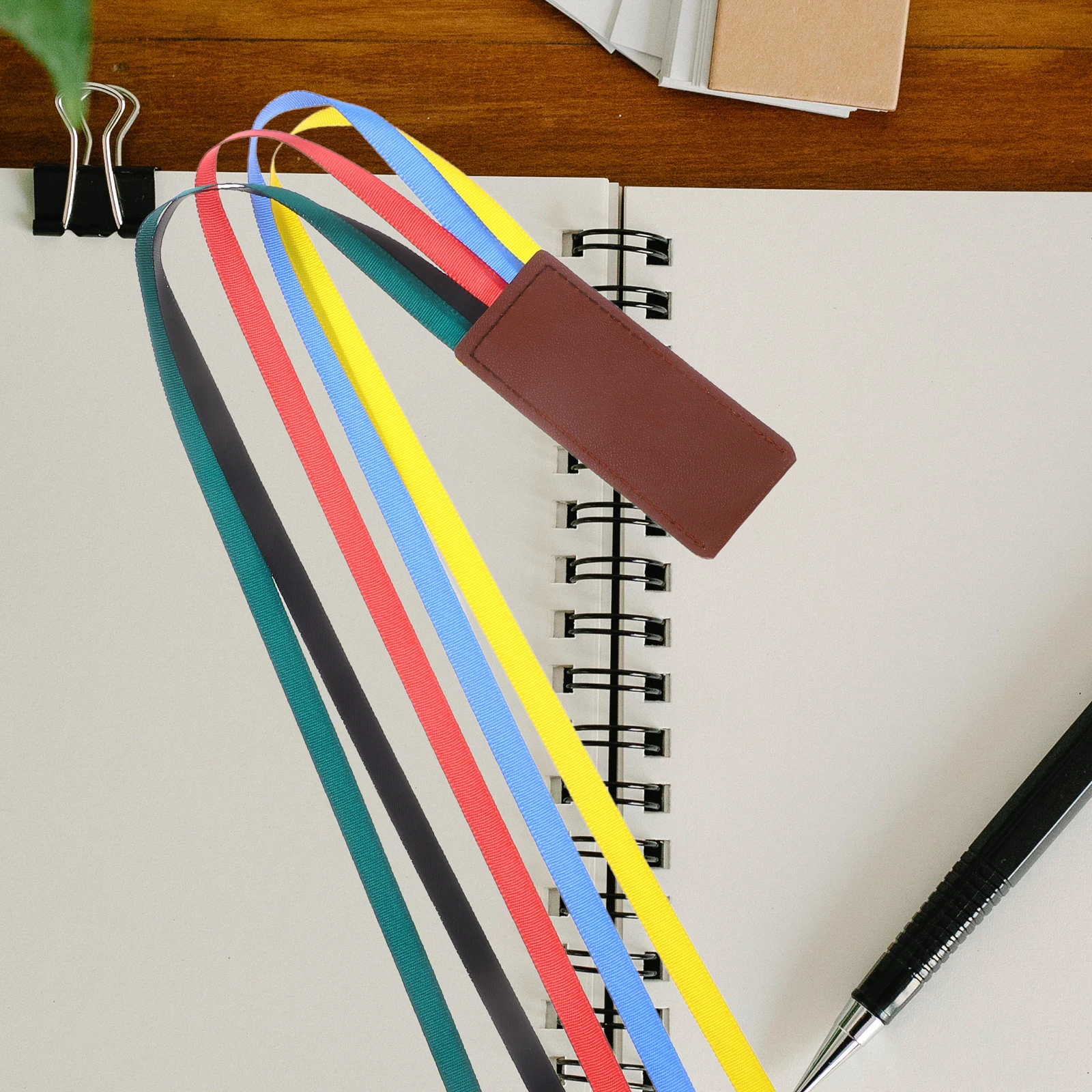 

3 Pcs Ribbon Bookmark Marker Reusable Five Colors Bookmarks Page Markers Tags For Reading Lovers Gifts