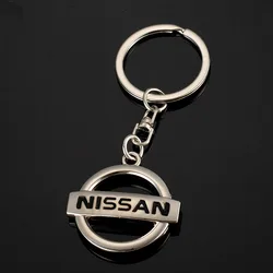 1PC Car Emblem Keychain Gift Keyring For Nissan Juke Qashqai J10 Pulsar Sentra Altima Patrol Nismo Rogue Almera Auto Accessories